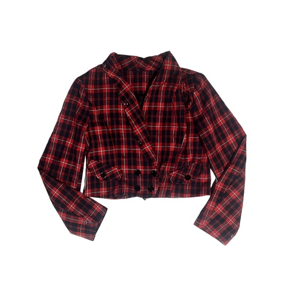 Plaid blazer style jacket - Picture 1 of 2